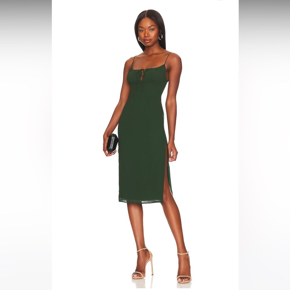 Claudia Cami Midi Dress in Forest Green
MORE TO COME